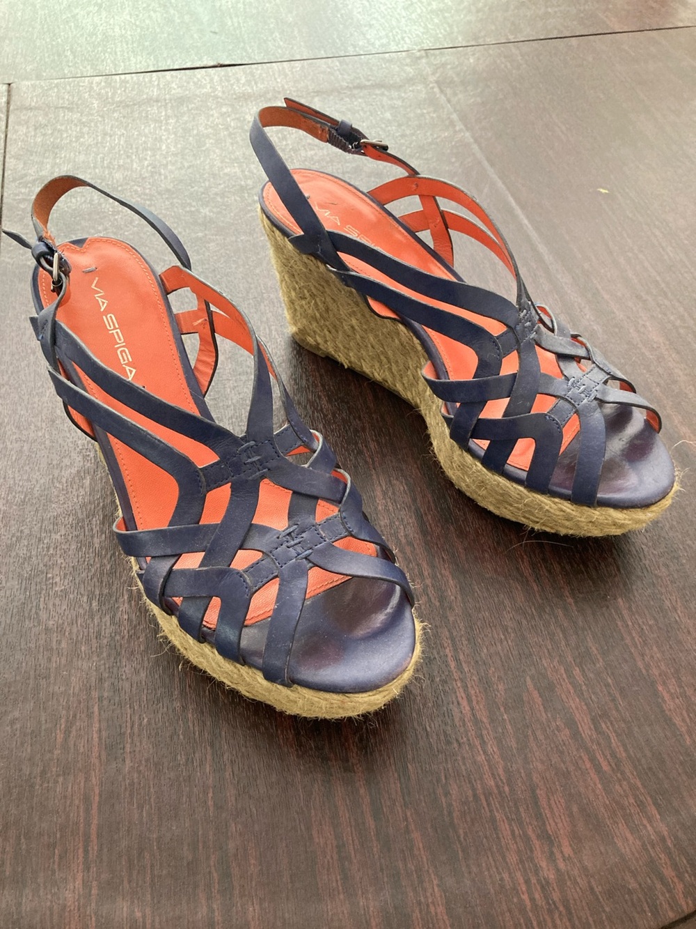 Via Spiga Mabel Espadrille Wedge Sandals